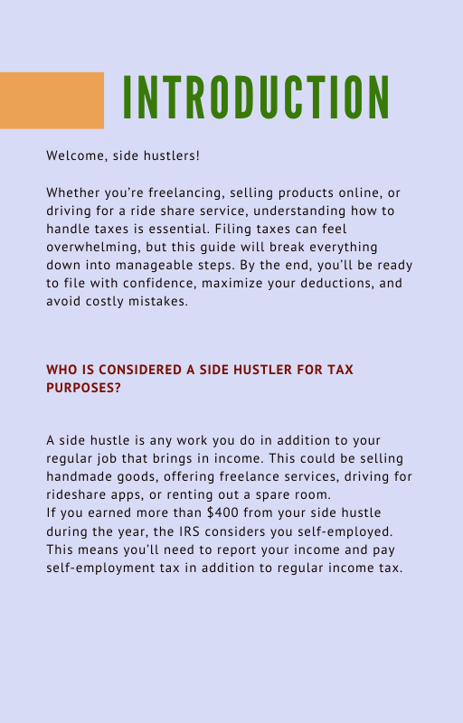 Tax Filing 101 For Side Hustlers: A Simple Guide To Maximize Your Earnings & Stay Tax-Compliant