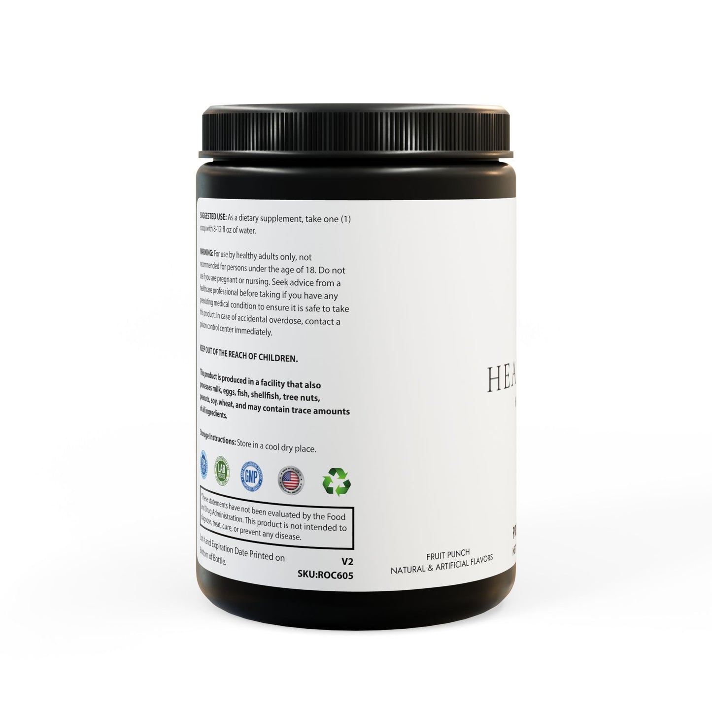 Pre-Workout Supplement, Fruit Punch (204g, 7.1oz)