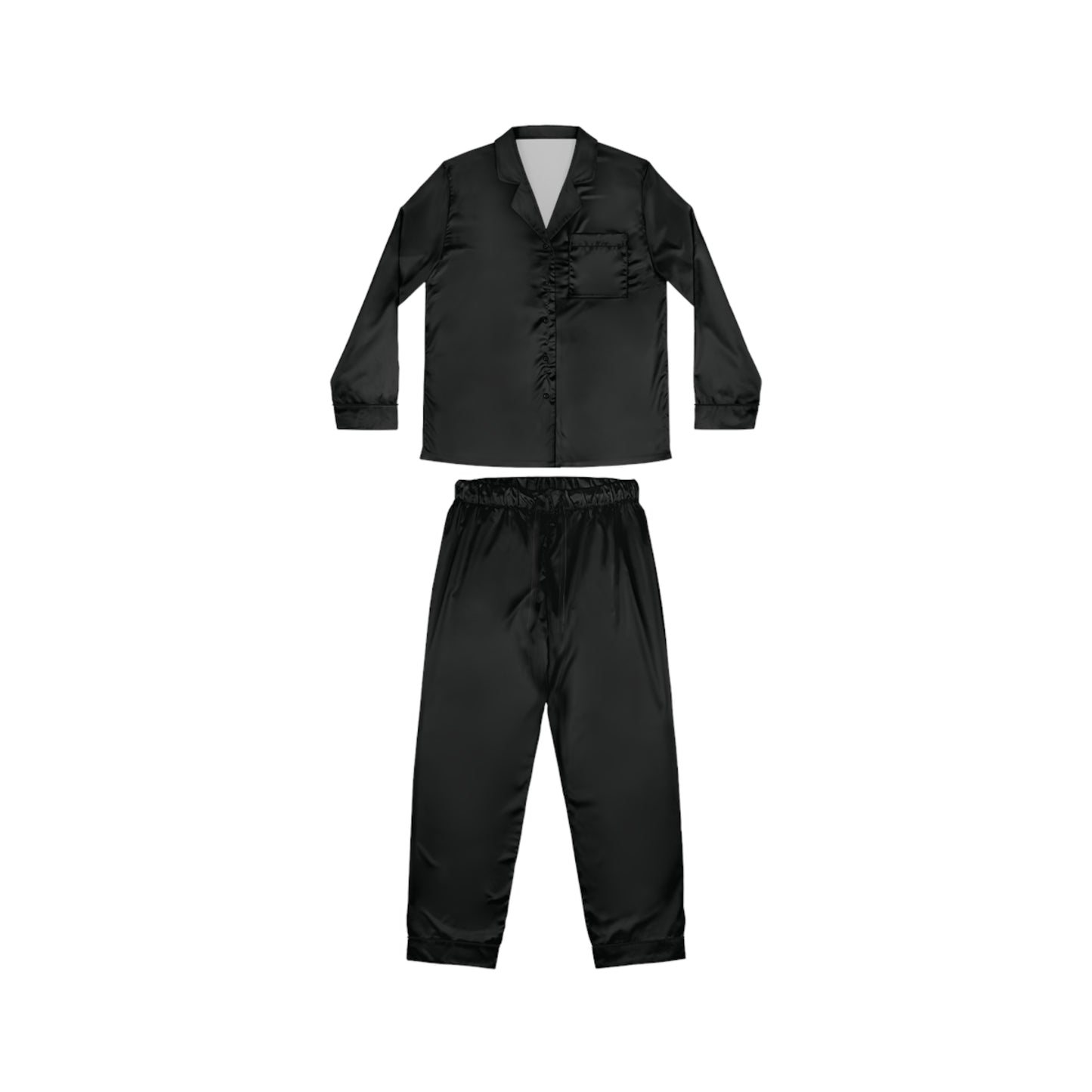 Black Satin Pajamas