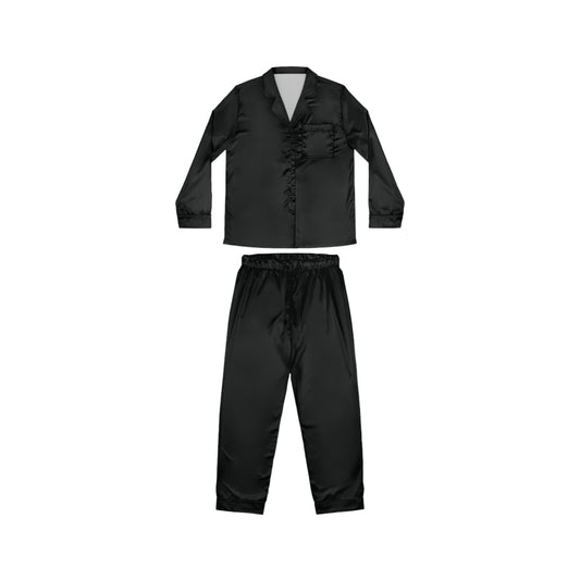 Black Satin Pajamas