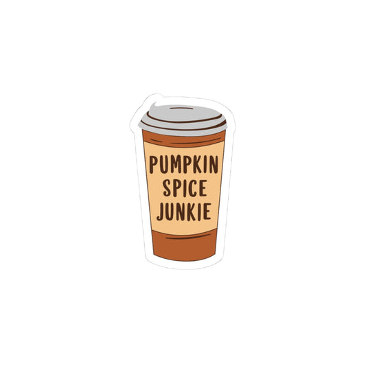 Pumpkin Spice Junkie Stickers