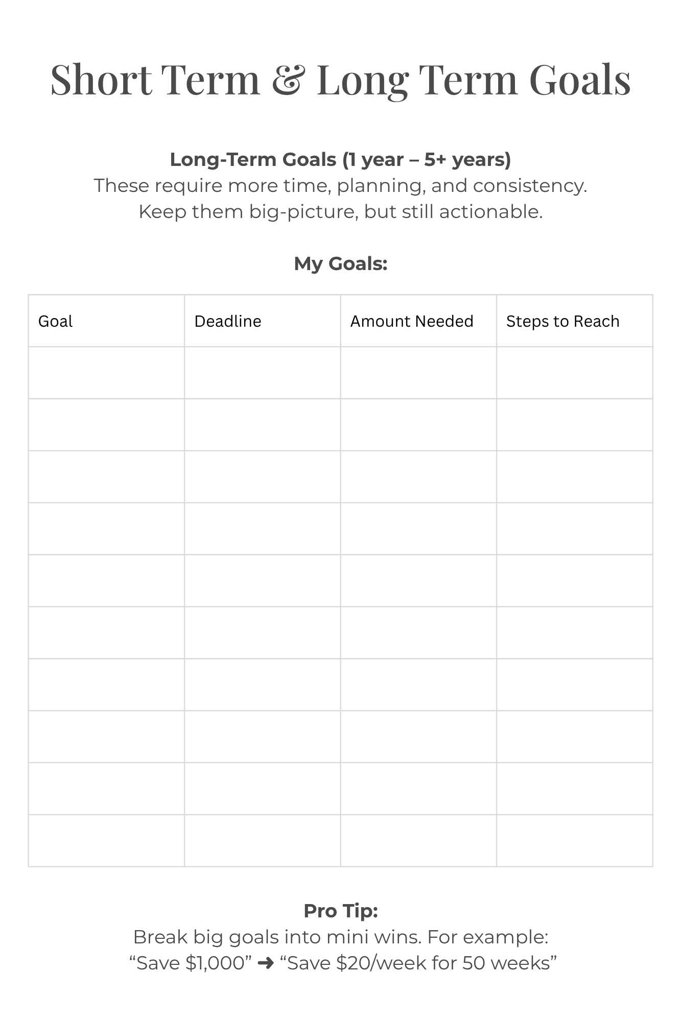 Financial Glow Up Kit