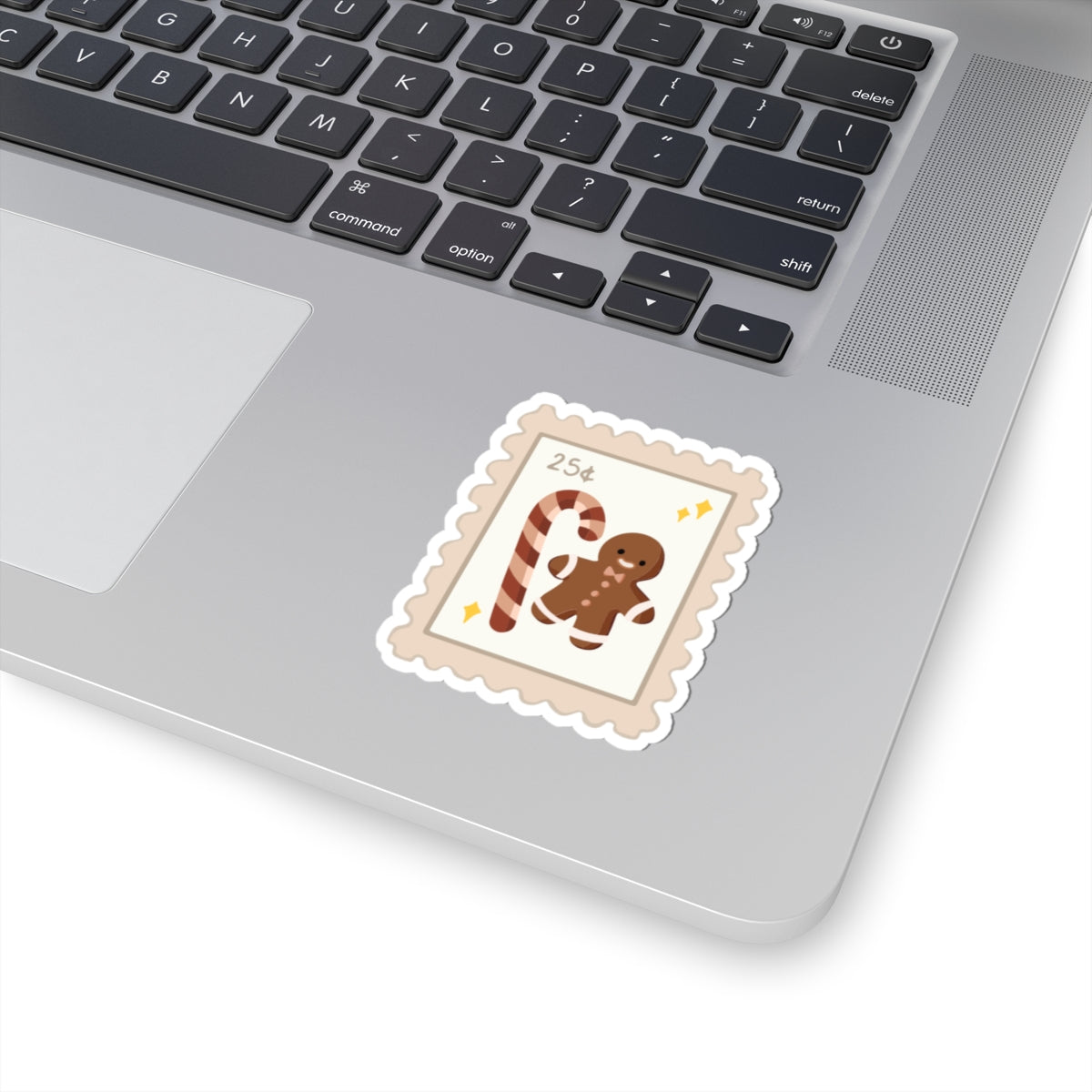 Gingerbread Stamp Kiss-Cut Sticker