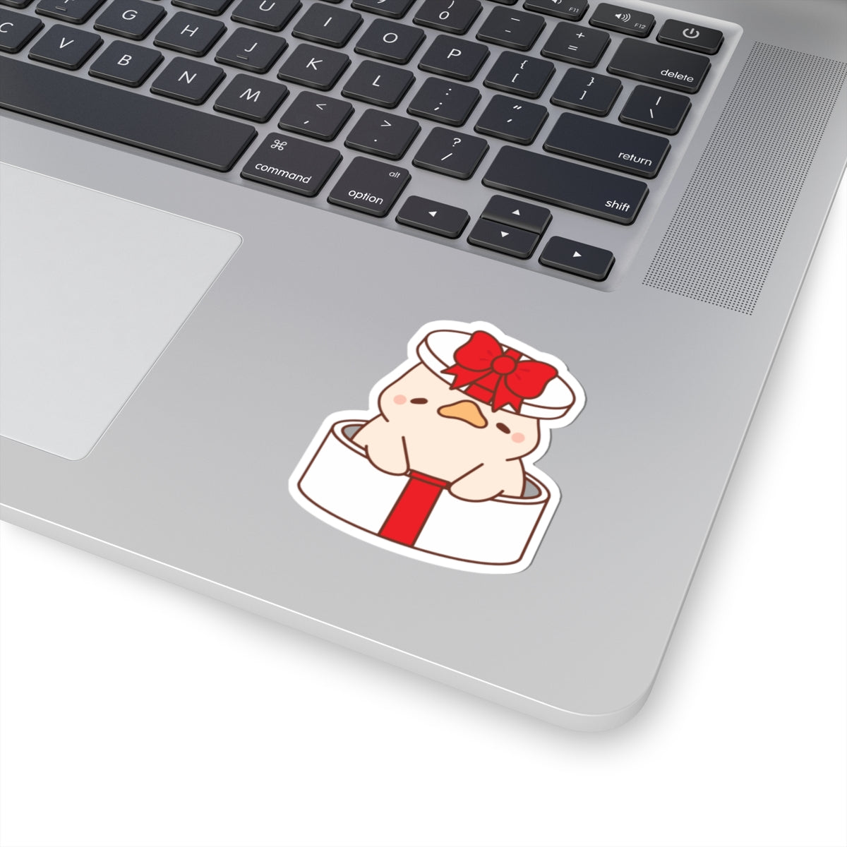 Chick In Box Kiss-Cut Sticker