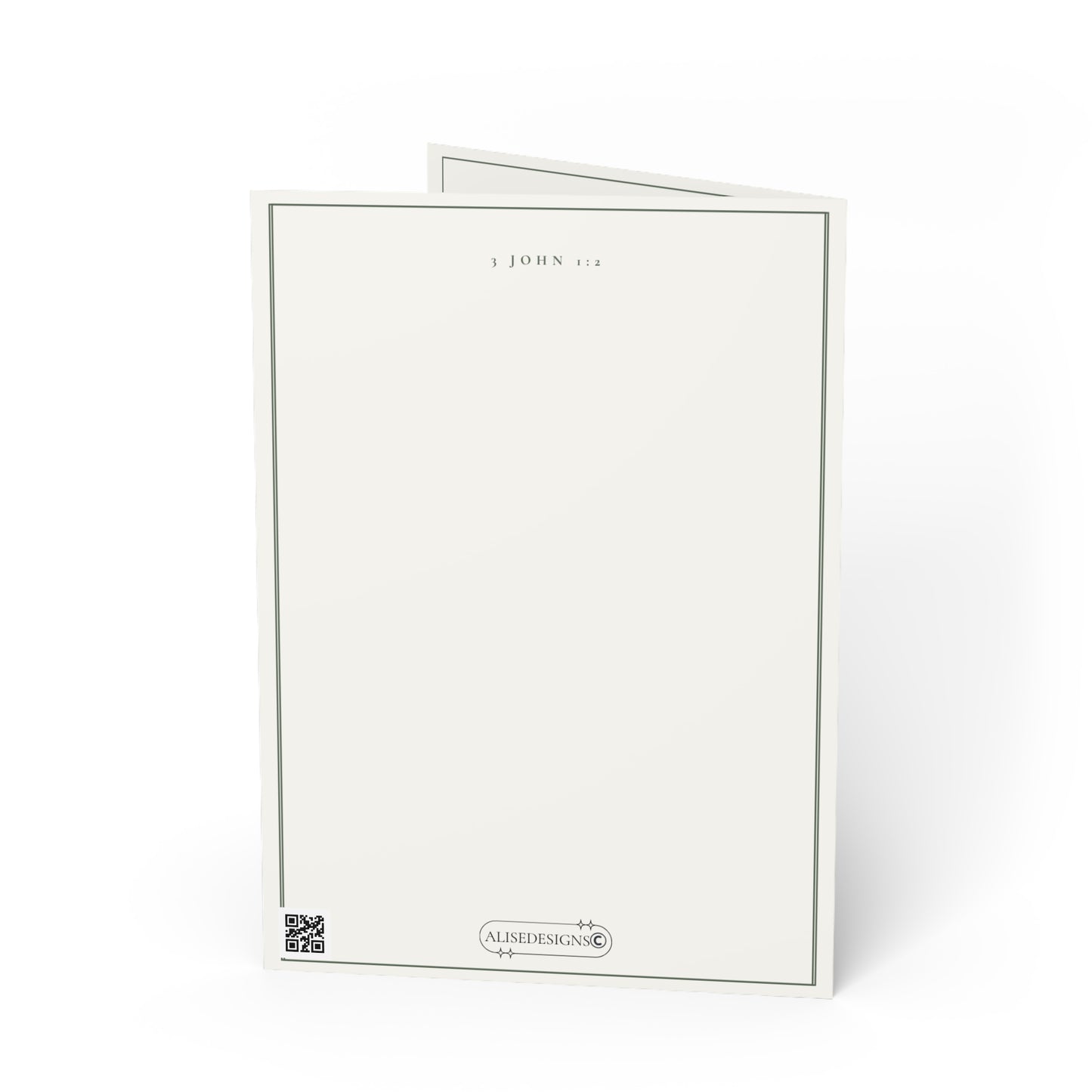 Blessed & Merry Greeting Card