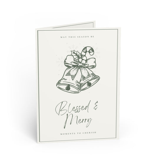 Blessed & Merry Greeting Card